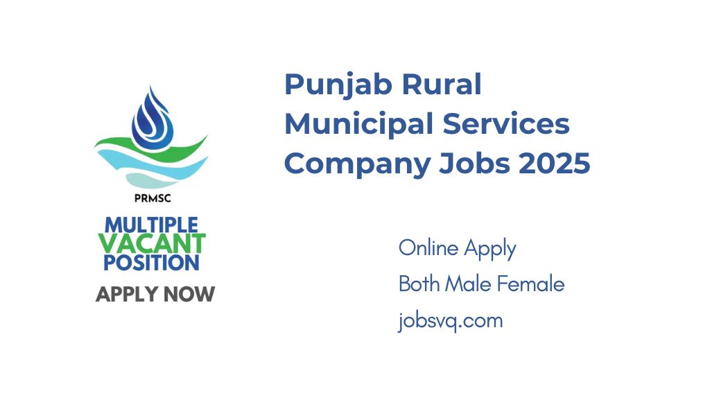 Punjab Rural Municipal Services Company Jobs 2025