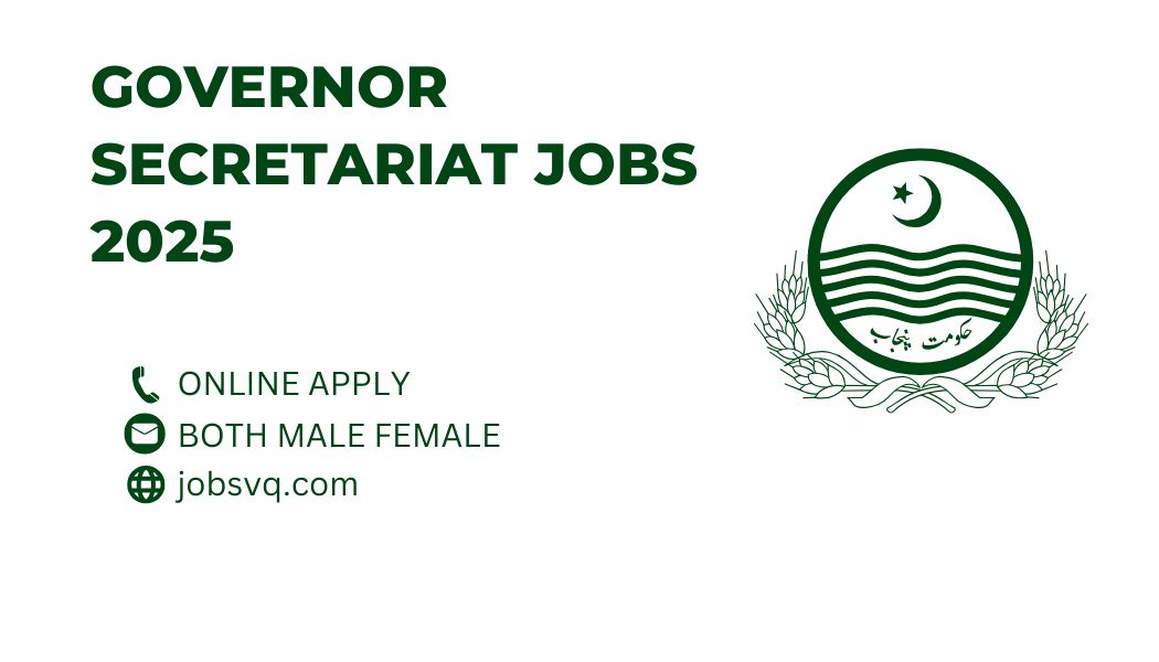 Governor Secretariat Jobs 2025
