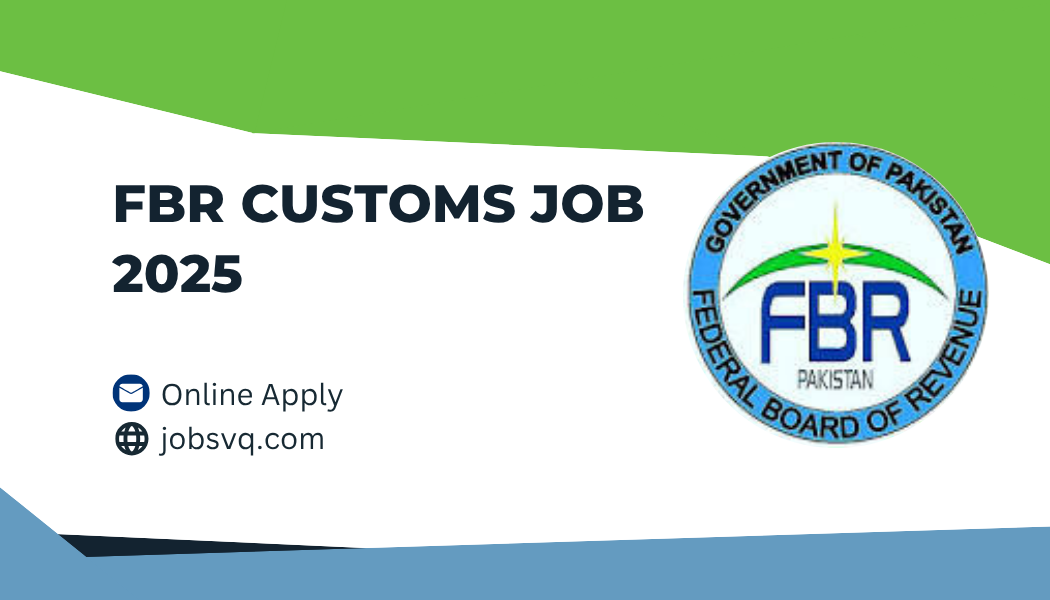 FBR Customs job 2025